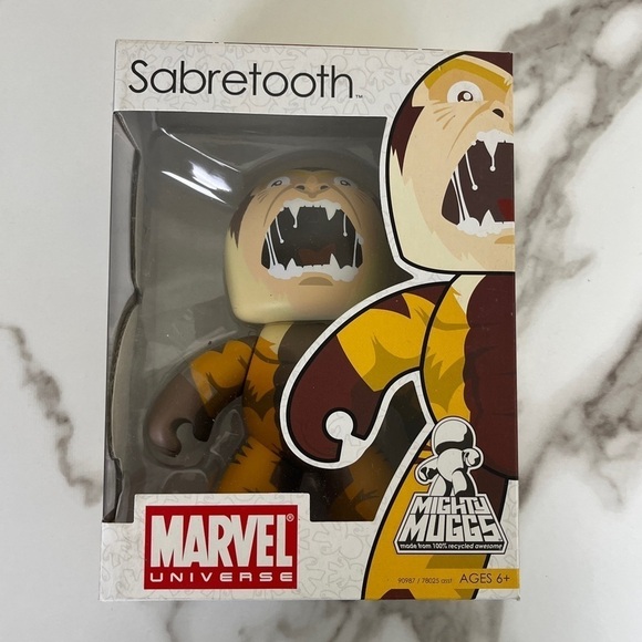 Mighty Muggs Marvel Universe Hasbro Sabretooth & Cyclops NEW X-men - Picture 11 of 13